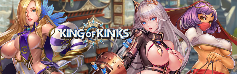 King of Kinks-Banner mit verschiedenen Charakteren