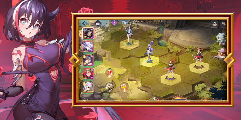 Image montrant le gameplay de Goddess Arrival