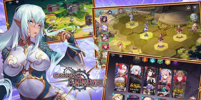 Image montrant une partie du gameplay du jeu Goddess Arrival