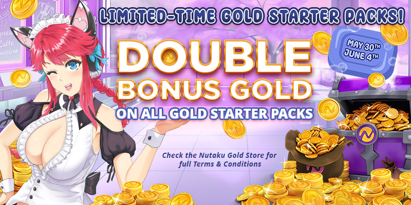 Image showing the starter pack promotion that is taking place on the Gold Store