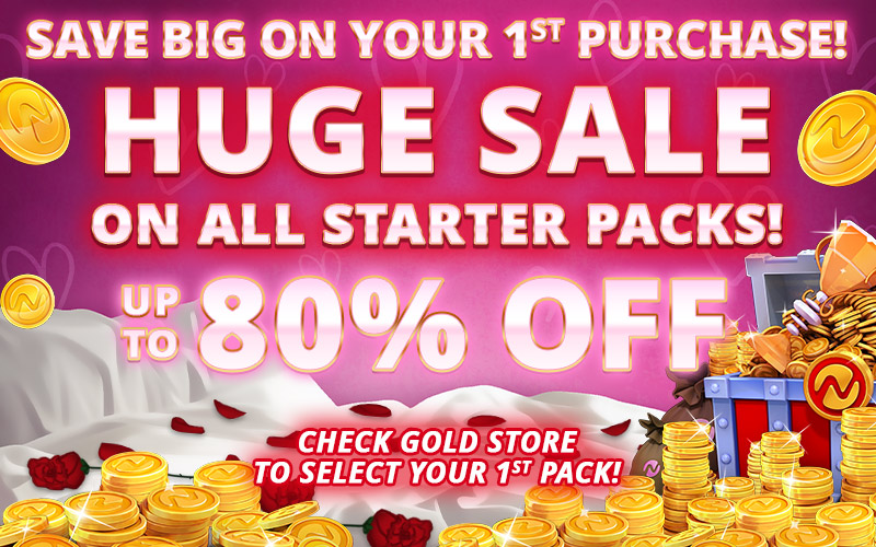 Image showing the starter pack promotional discounts during the Valentine's day event