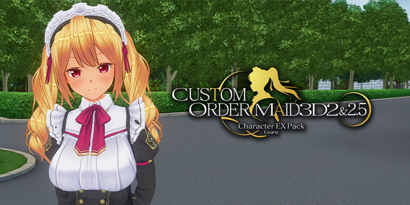 Imagen que muestra la hermosa Gyaru de la expansión Custom Order Maid 3D2