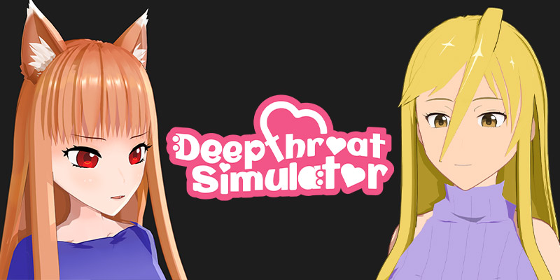 Image d'un simulateur de gorge profonde montrant certaines des filles que vous rencontrez dans le jeu