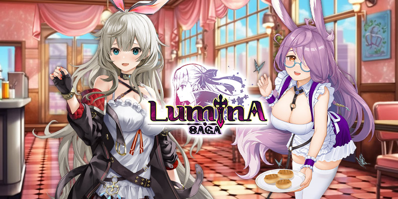 Dos chicas del juego Lumina Saga