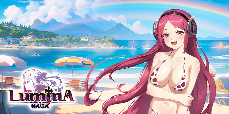 L'une des plus belles filles en bikini de Lumina Saga