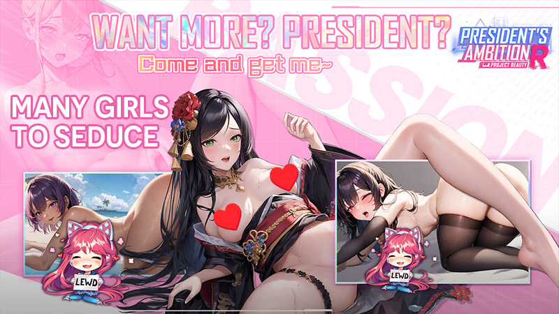 Image showing an example of the sex scenes that you will see in President's Ambition