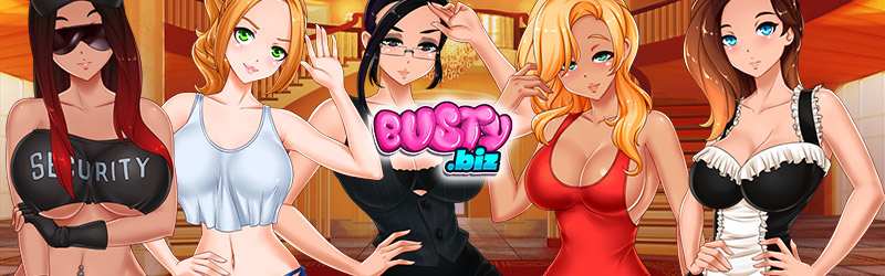 Imagen que muestra las distintas chicas del juego Busty.Biz.