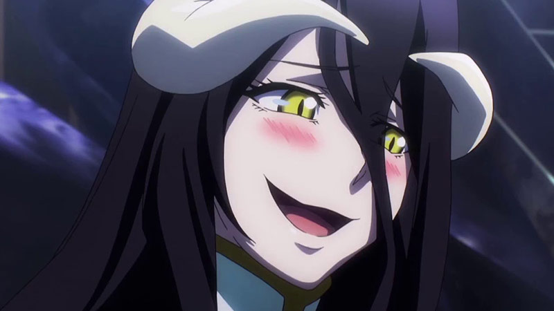 Albedo la Succube dans l'anime Overlord