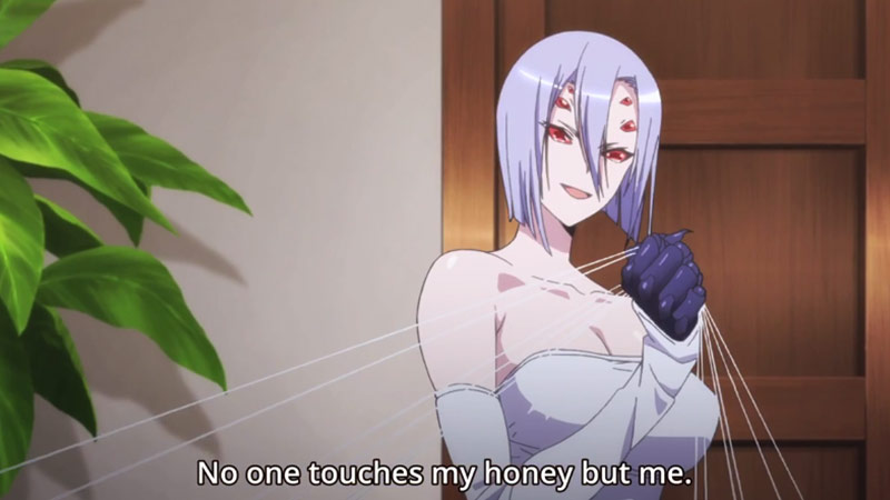 Rachnera Arachnera dans Monster Musume